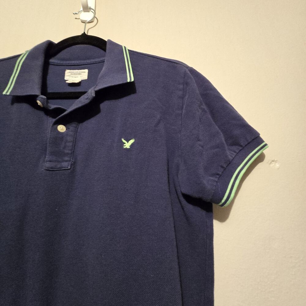Vtg 90s Y2K Lot Of 4 Polo Shirt Mens SM Rugby Striped Plain Preppy Distressed - Picture 16 of 16